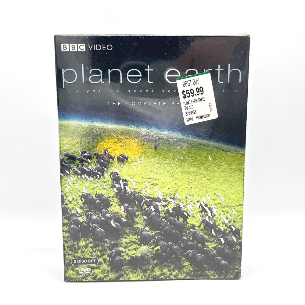 Planet Earth The Complete Series BBC Video DVD 5-Disc Set David Attenborough NEW